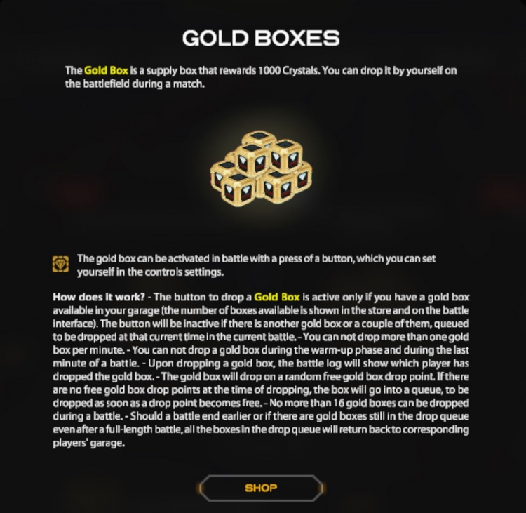 Gold Box Info