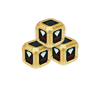 Pile of Gold Boxes